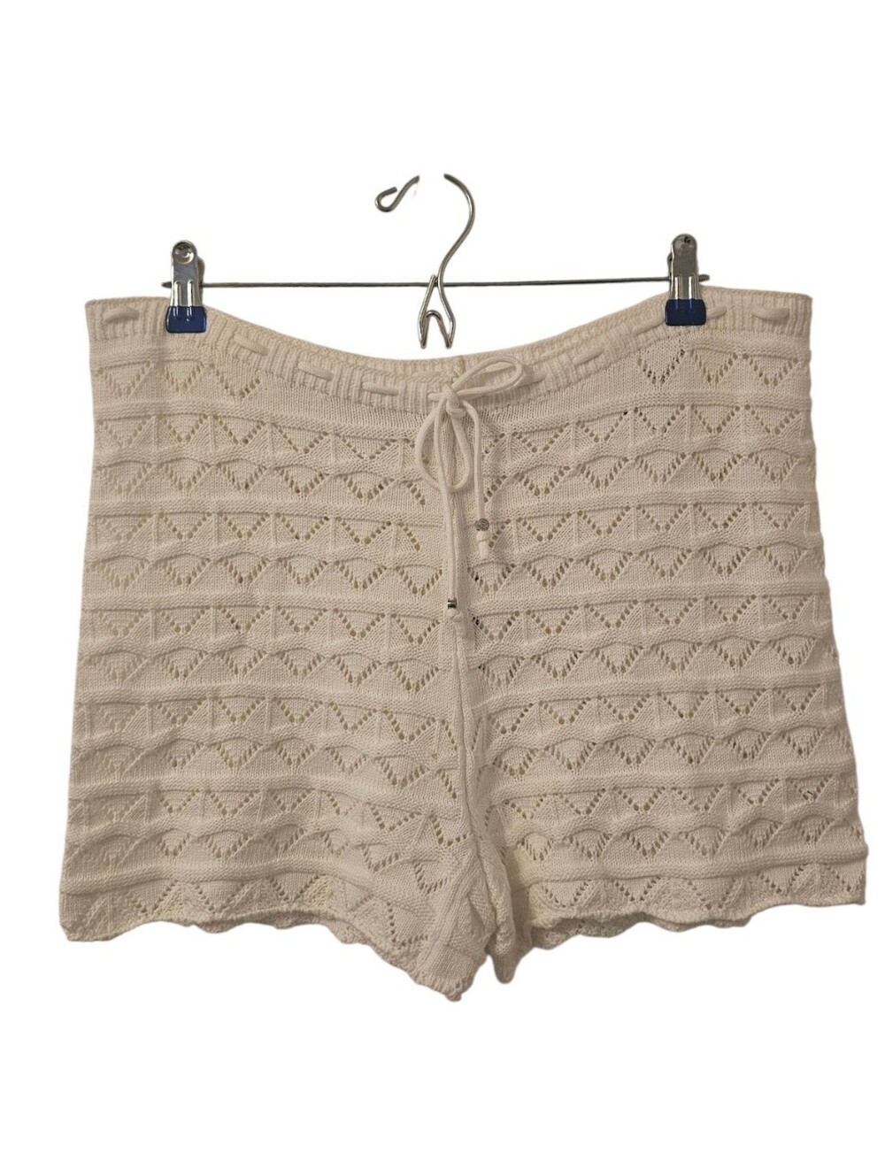 White DKNY Jeans Women's Cotton Knit Shorts